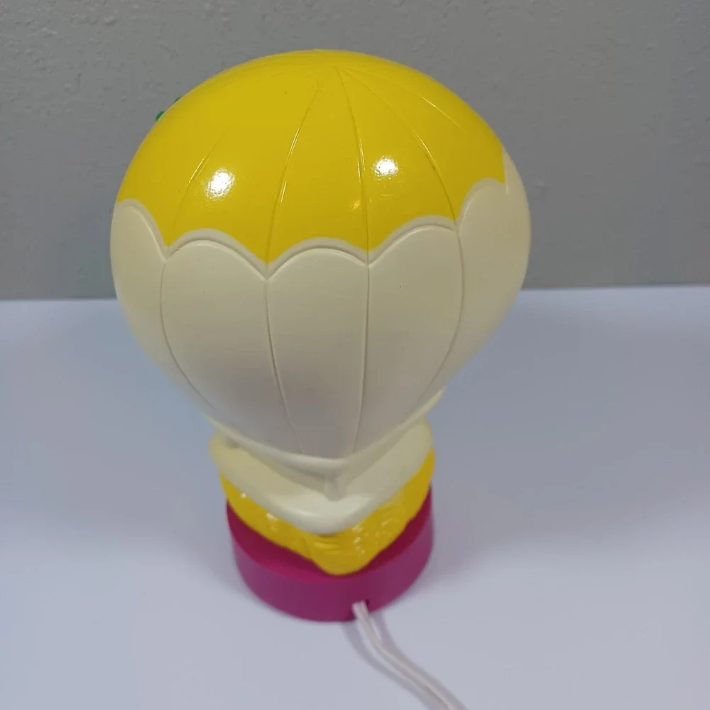 Vintage 1992 Barney Hot Air Balloon Night Light Lamp 8" - Picture 3 of 6